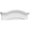 Ekena Millwork Eyebrow Architectural Grade PVC Pediment, 38"W x 10-1/2"H x 2-3/4"P PEDP038X105EYE00